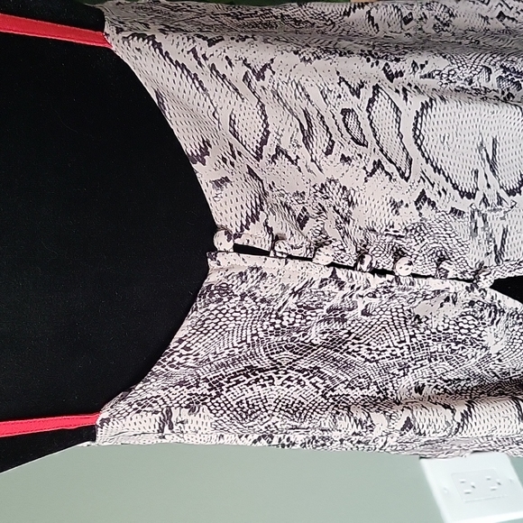 Free People THROUGH THE NIGHT snakepython print backless halter - Picture 6 of 9